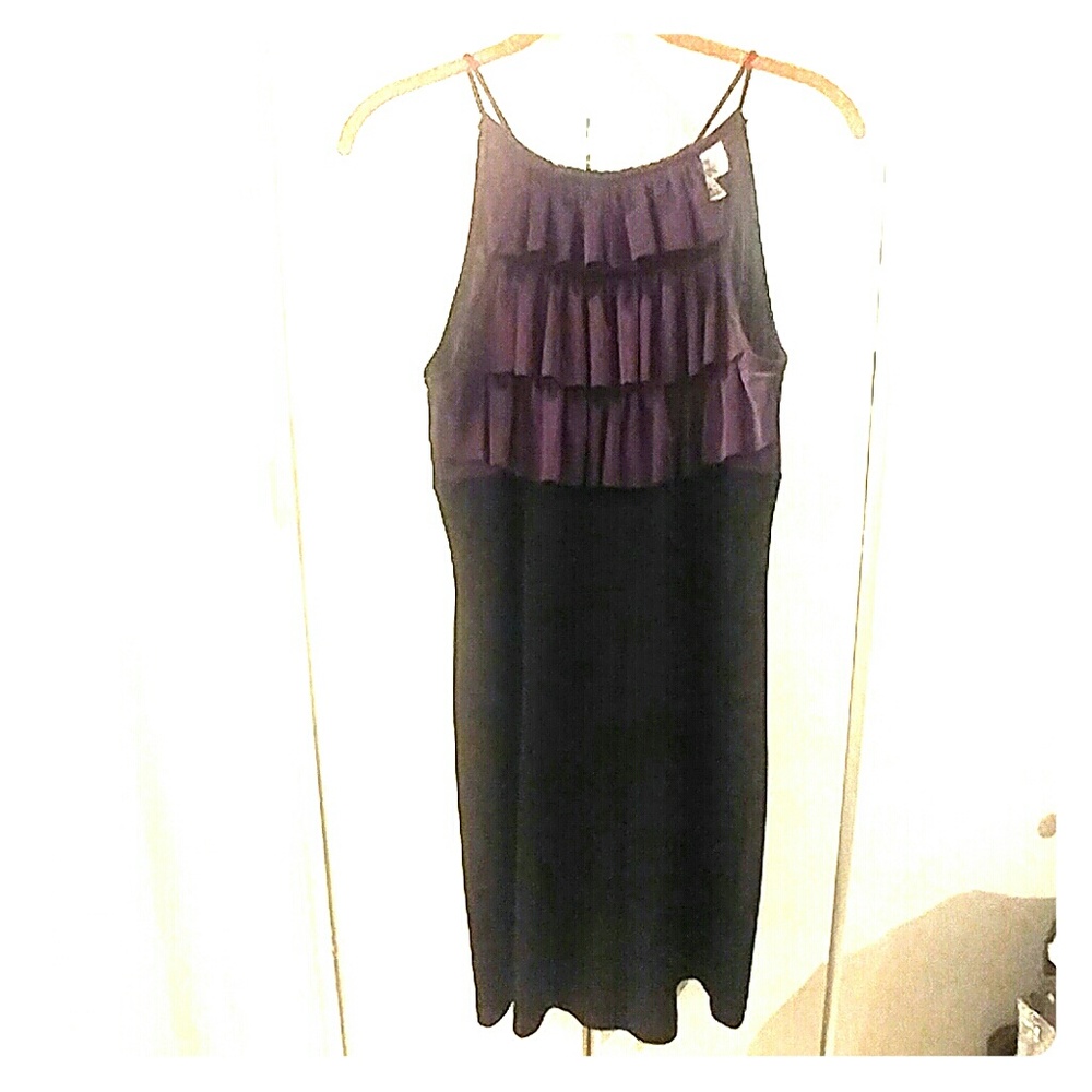 Sweet Storm black and purple dress